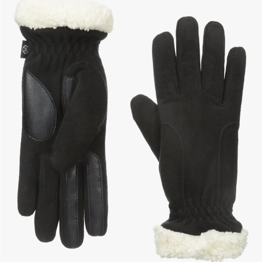 Sherpa fleece touchscreen gloves